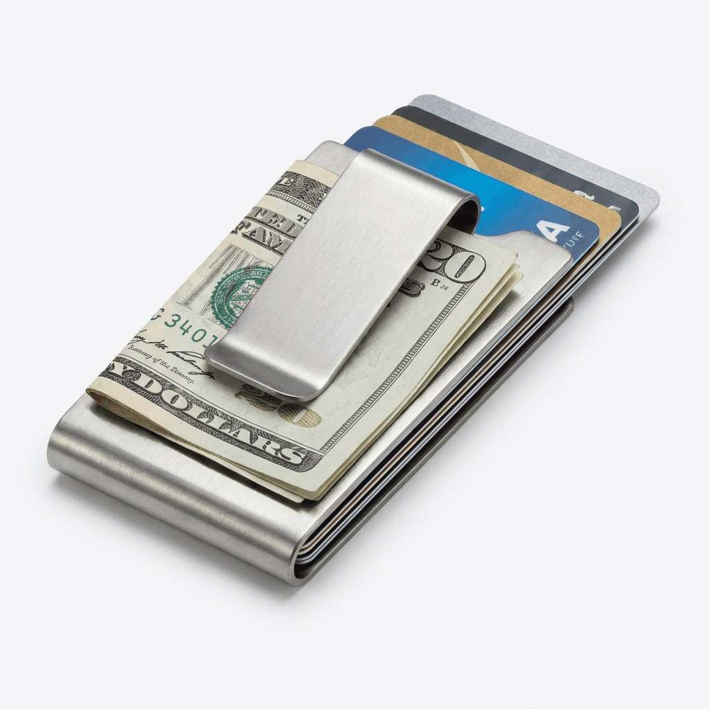Titanium Money Clip & Card Holder