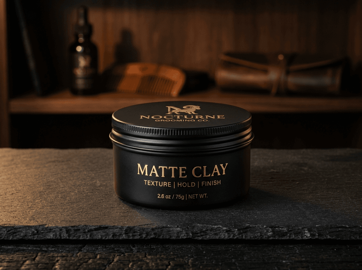Hair Styling Clay (Matte Finish, Strong Hold)