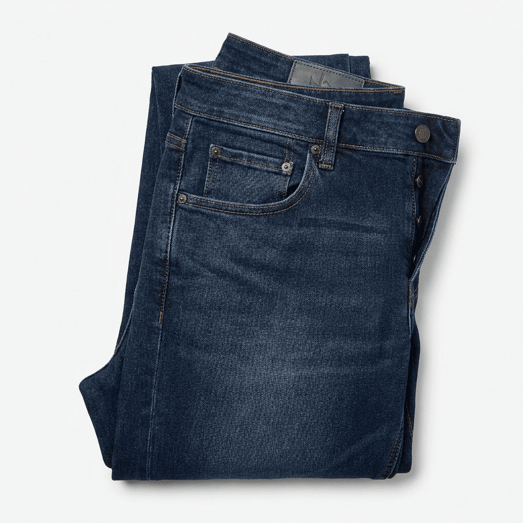 Slim Fit Dark Wash Jeans (Stretch Denim)