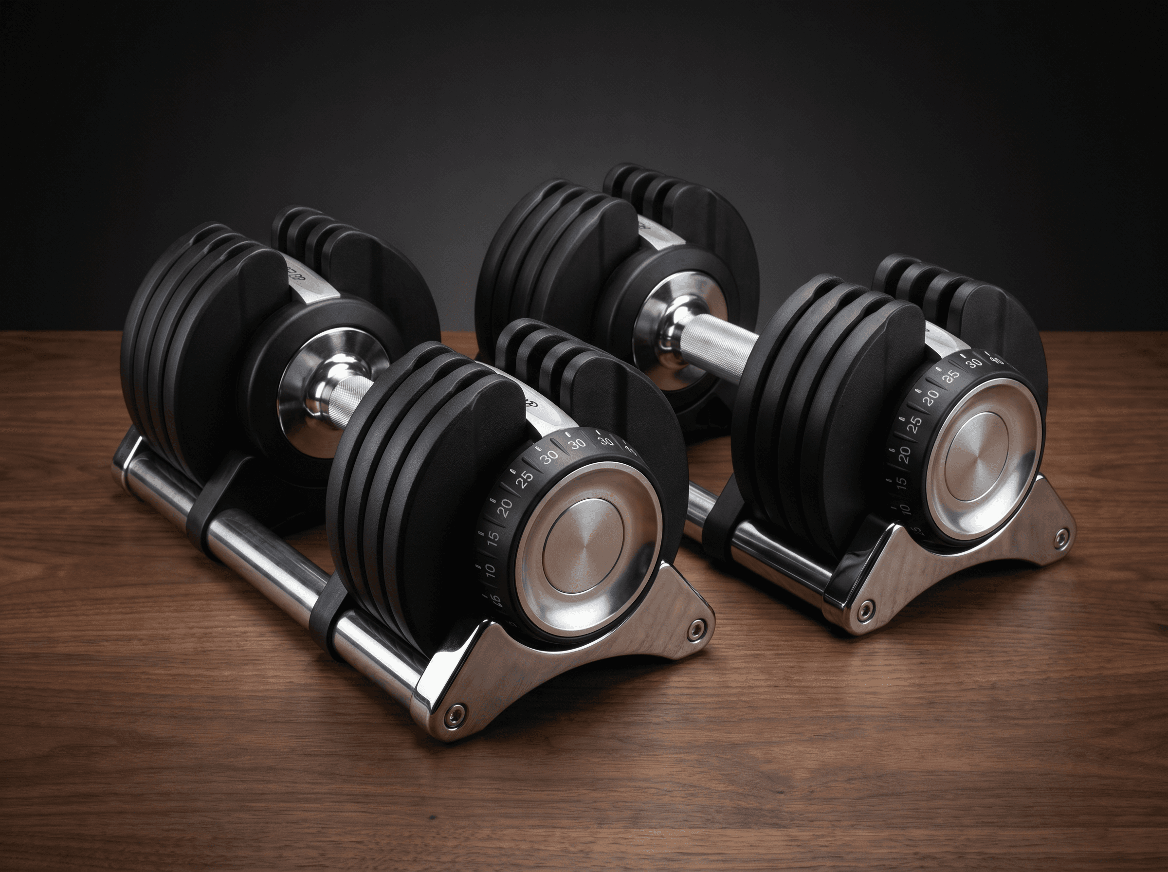 Adjustable Dumbbell Set (5-50 lbs)