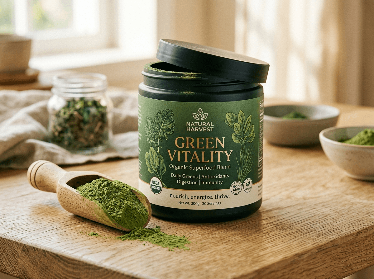 Organic Greens Powder Blend
