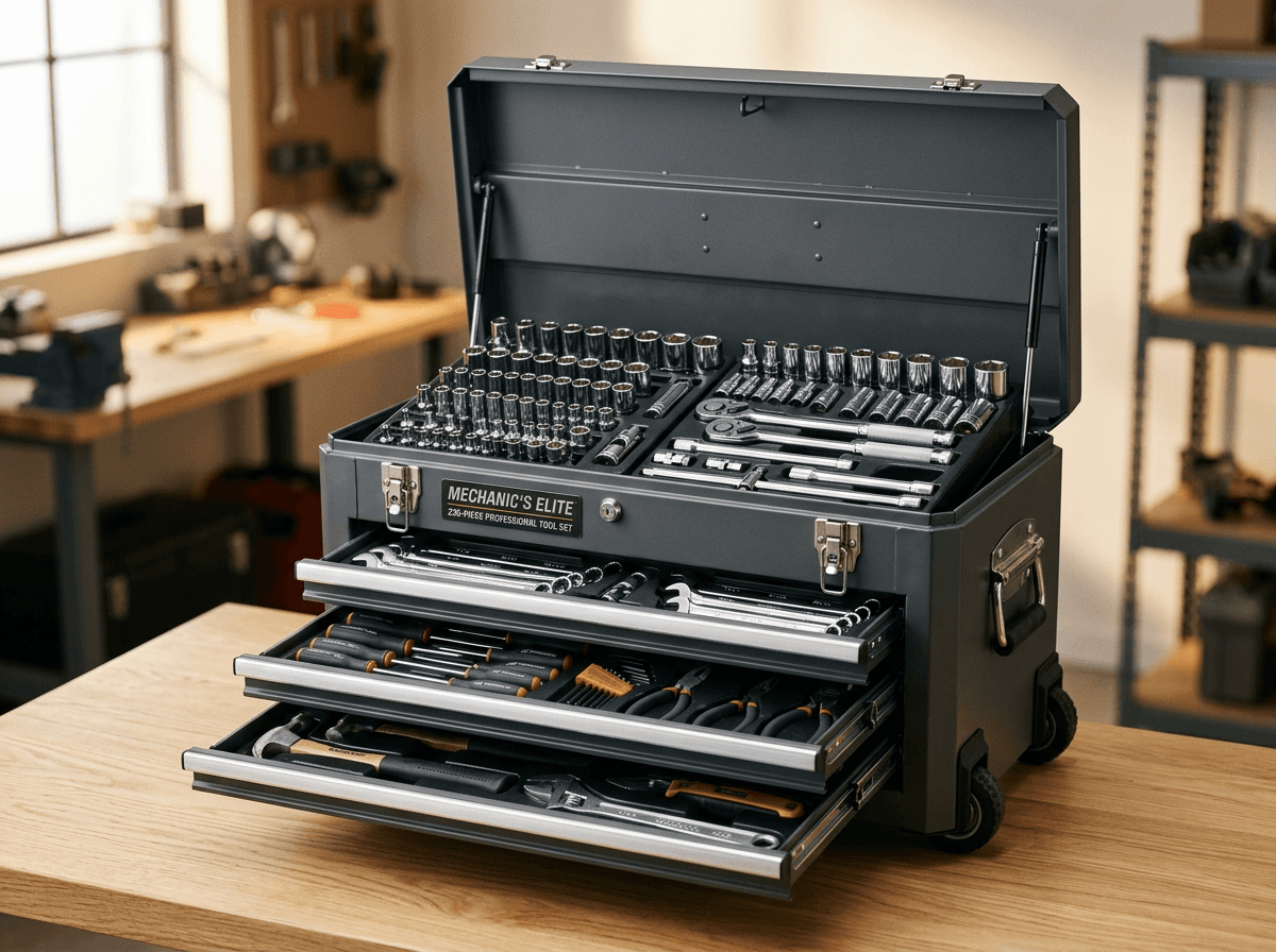 Toolbox Set (Mechanic's, 230-Piece)