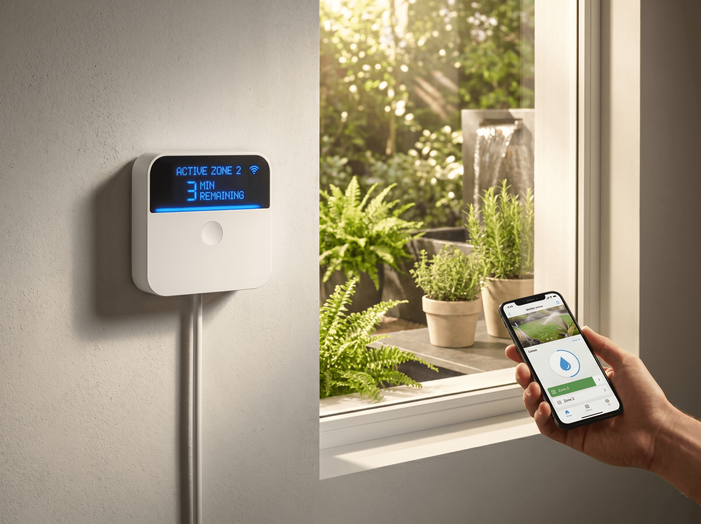 Programmable Sprinkler System with Smart Hub
