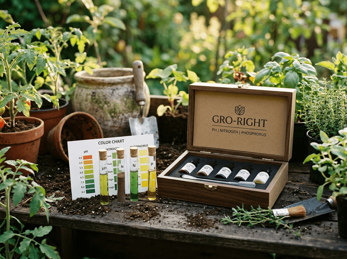 Soil Test Kit (pH, Nitrogen, Phosphorus)