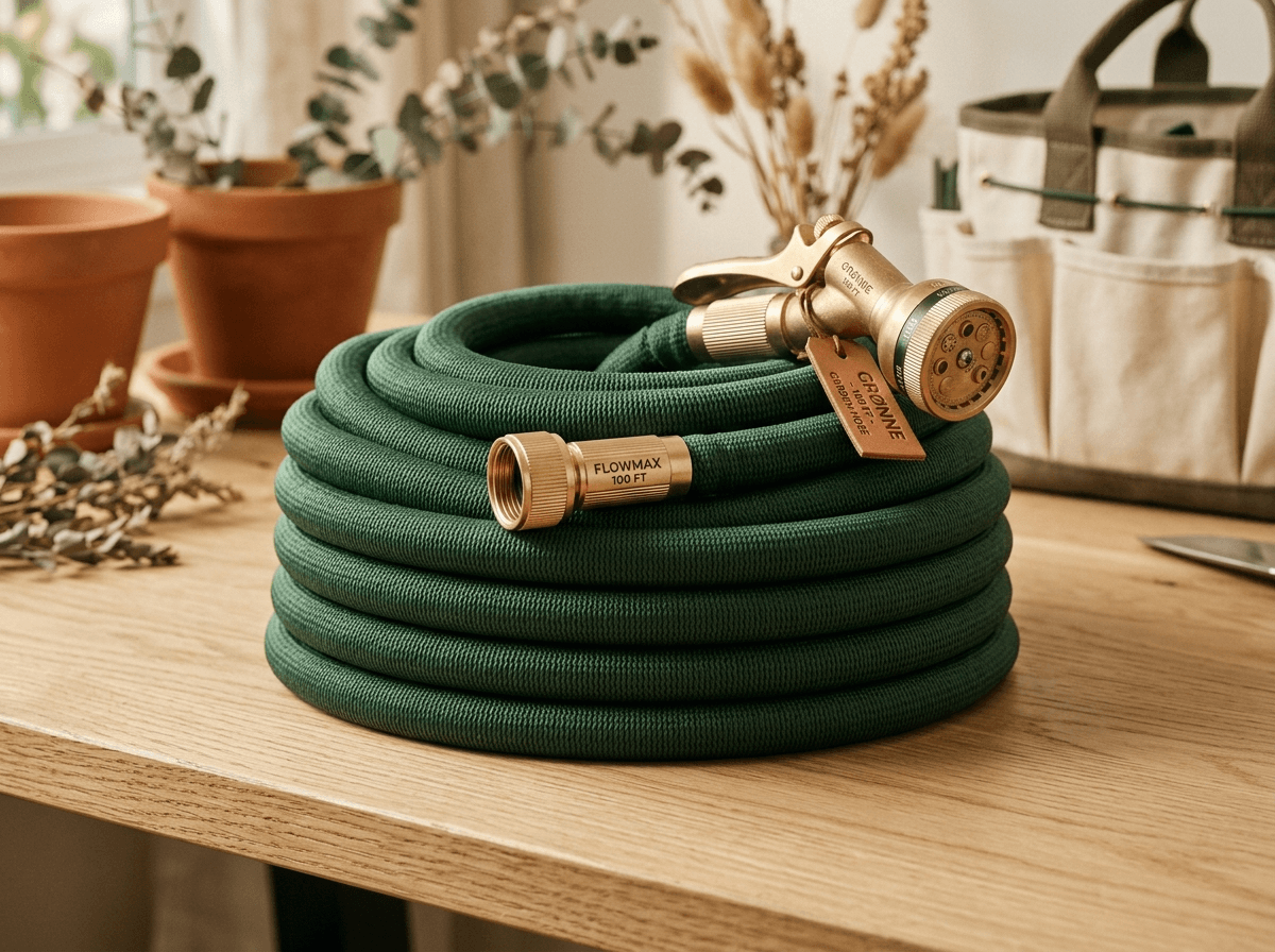 Garden Hose (100 ft, Expandable, Brass)