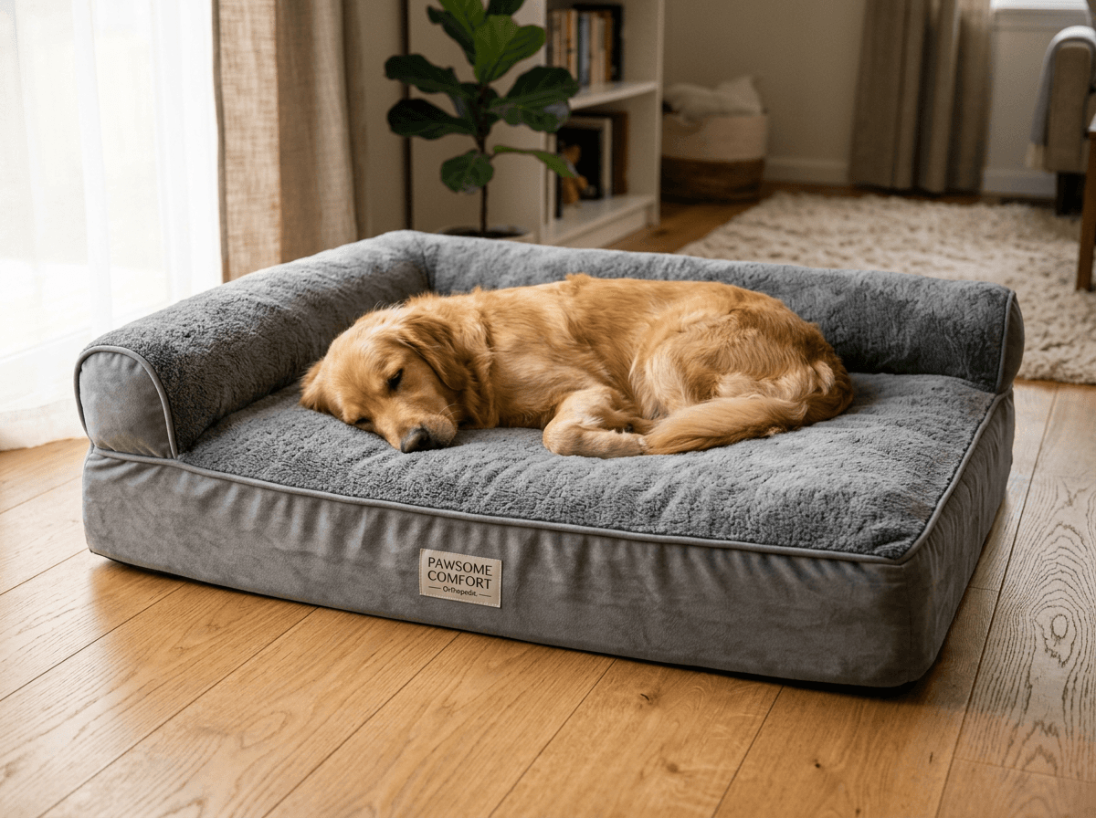 Orthopedic Dog Bed (Large, Memory Foam)
