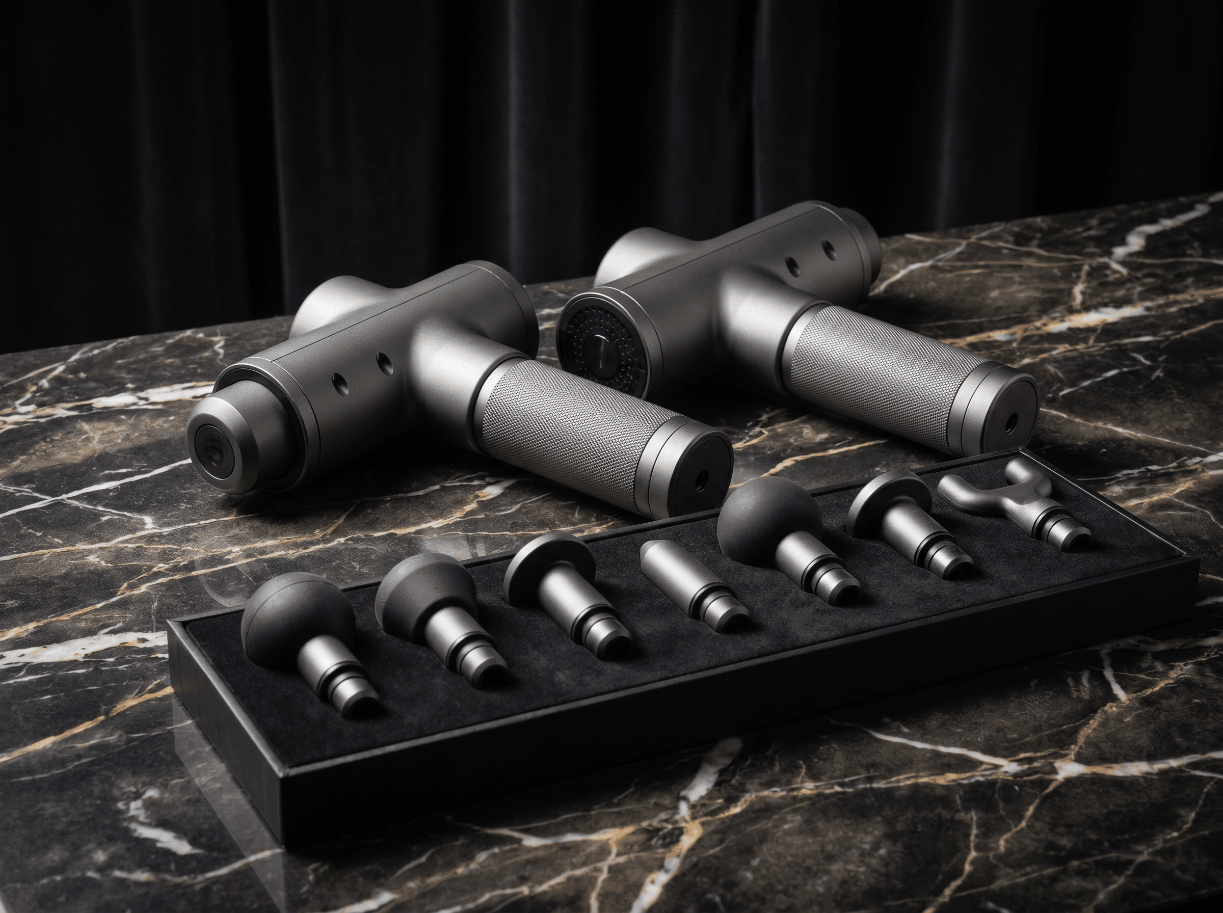 Couples Deep Tissue Massage Gun Set